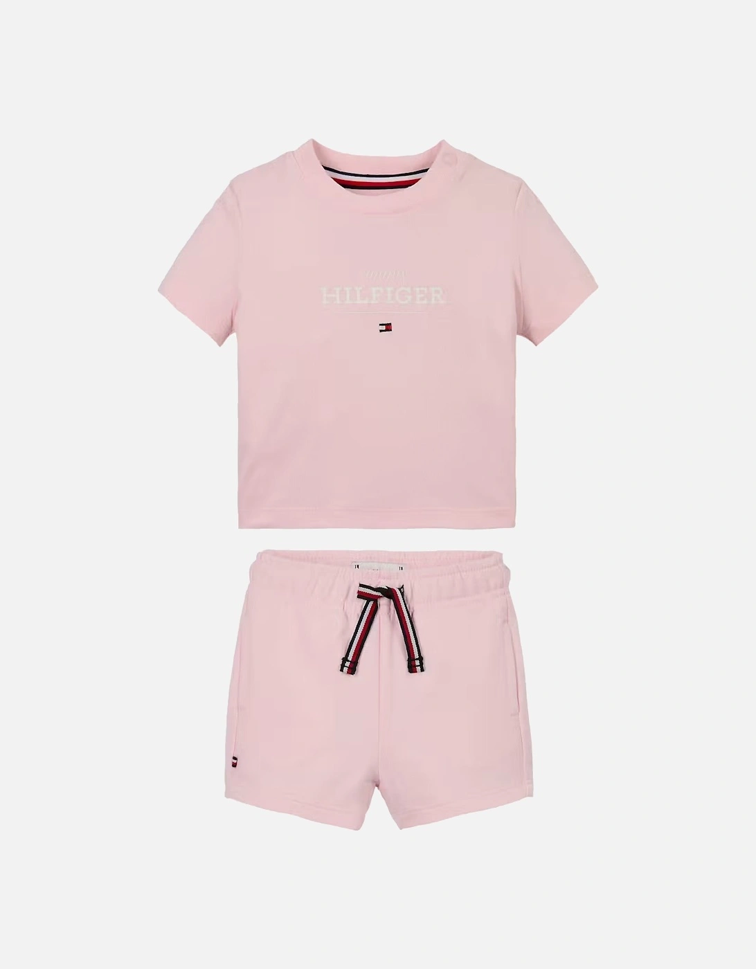 BABY/TODDLER PINK SHORT SET 2047, 3 of 2