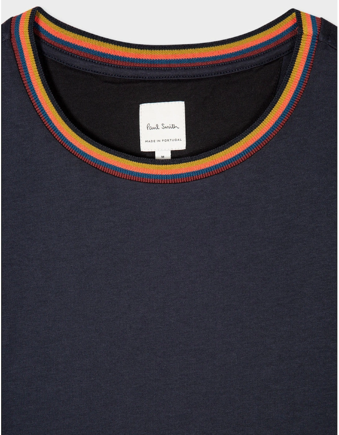 Stripe Rib T-Shirt S1-25 49 DK NAVY