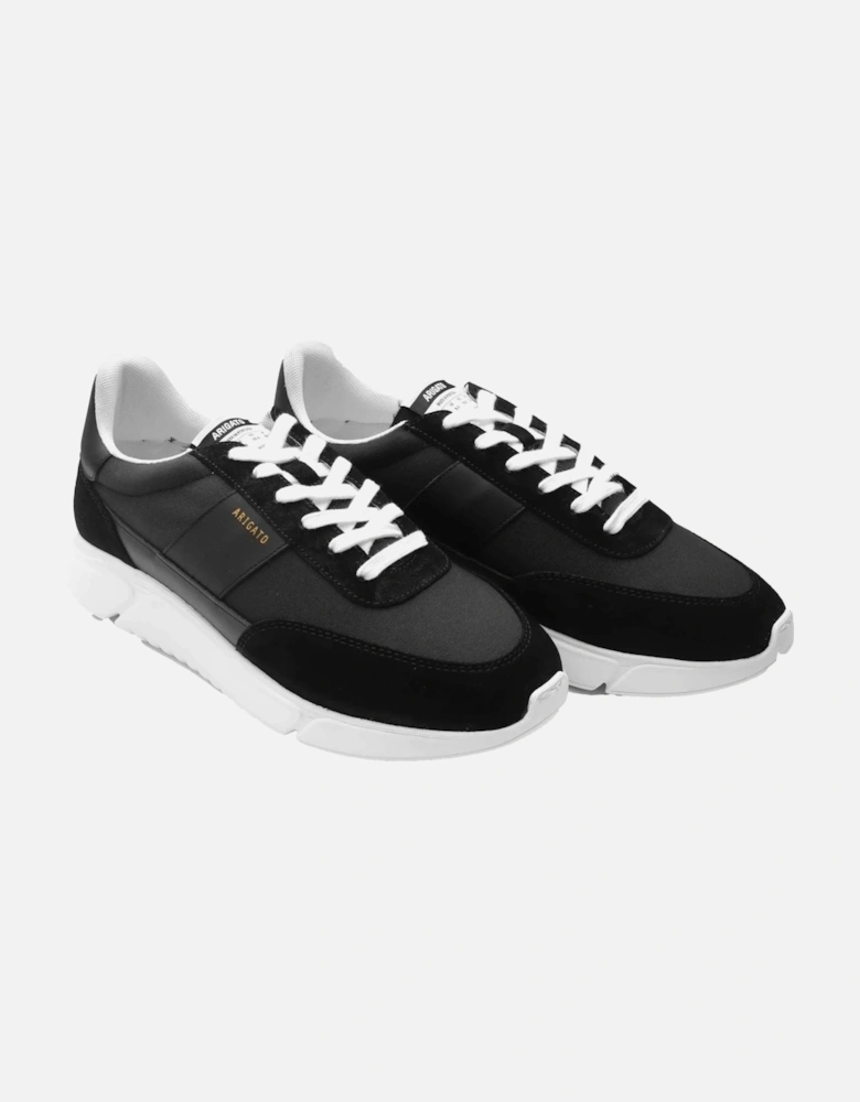 Genesis Suede Trainers in Black/White