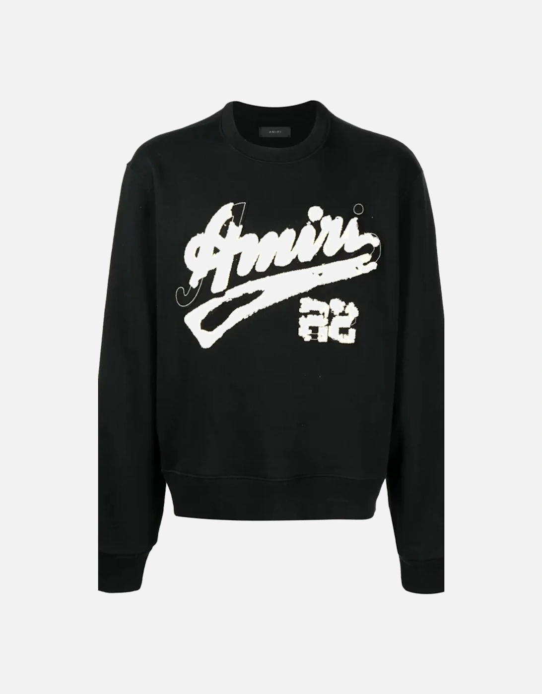 22 Logo Embroidered Sweatshirt in Black, 6 of 5