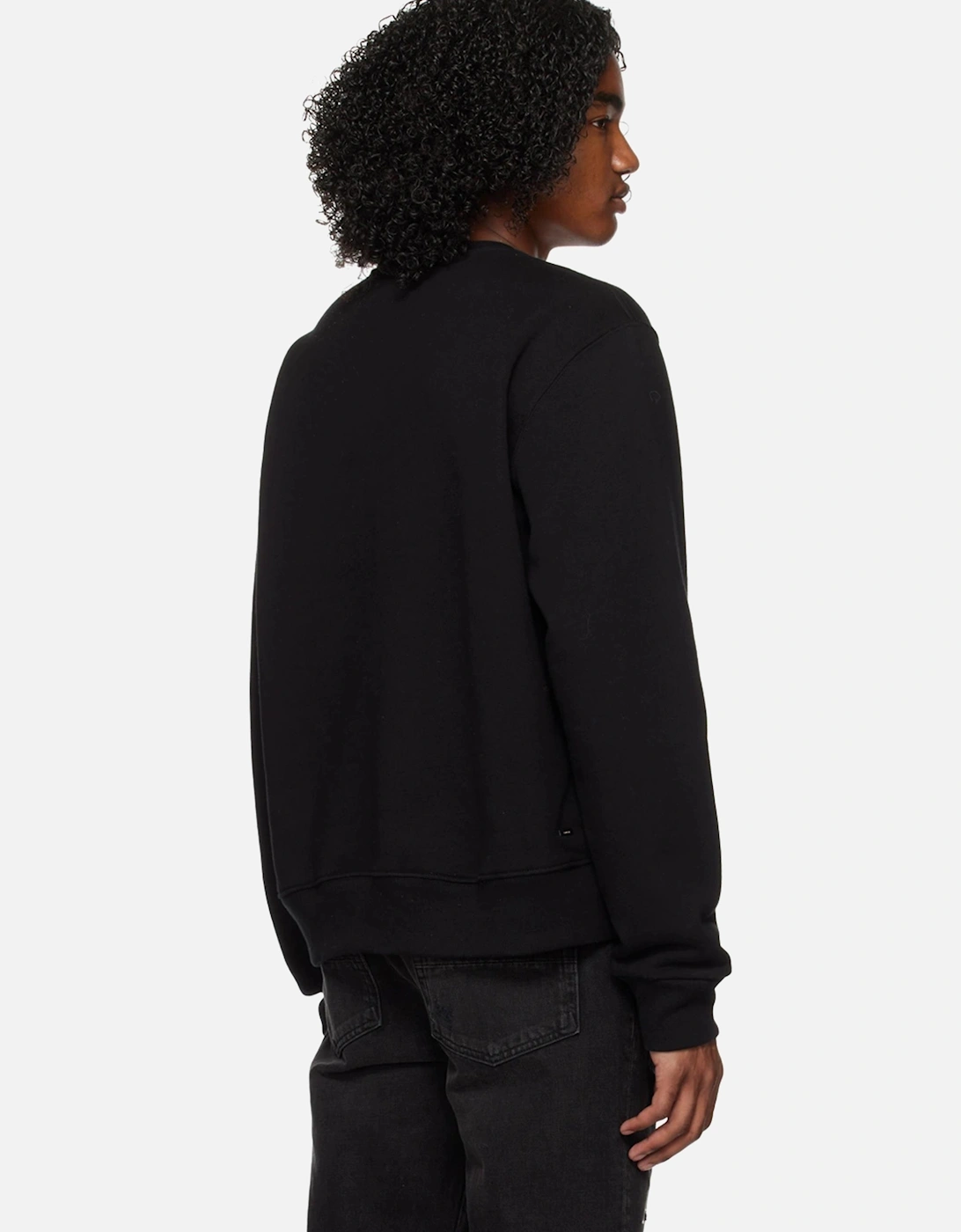 22 Logo Embroidered Sweatshirt in Black