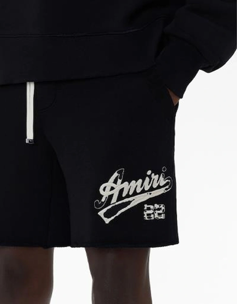 22 Patch Logo Shorts in Black