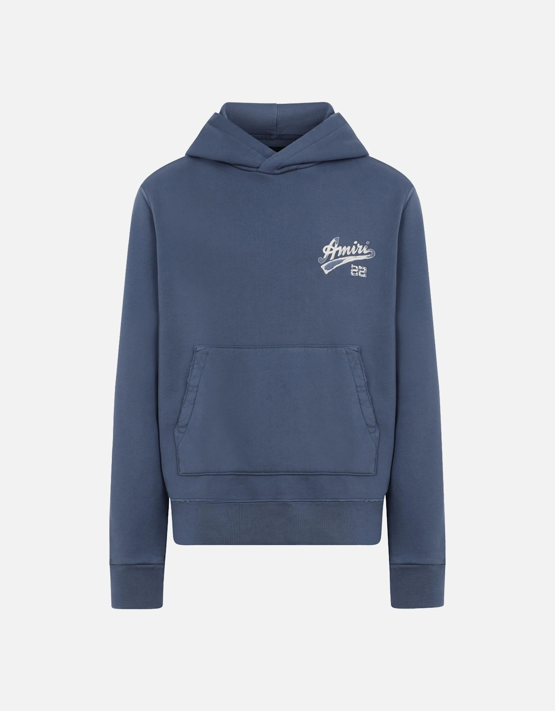 22 Logo Embroidered Hoodie in Bluefin, 3 of 2