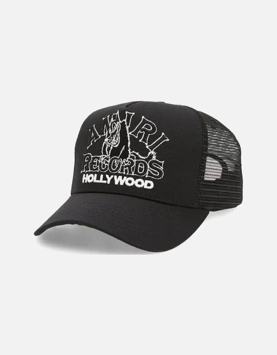 Wolf Records Embroidered Trucker Cap in Black, 3 of 2