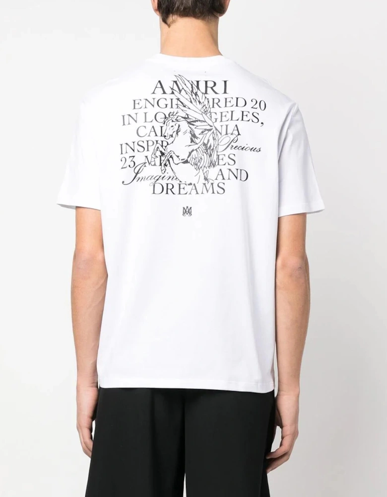 Precious Memories Printed T-Shirt in White