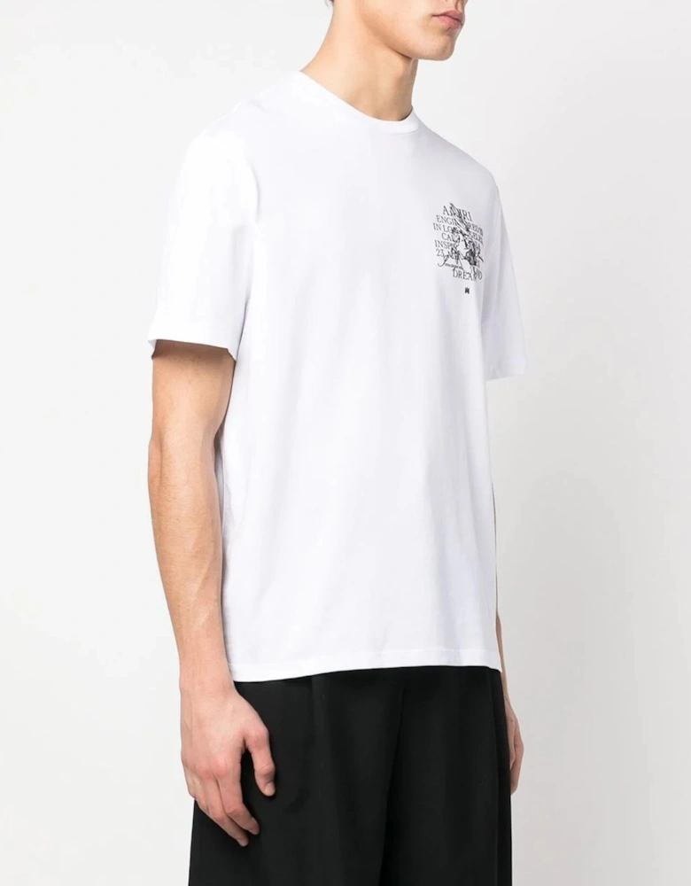 Precious Memories Printed T-Shirt in White