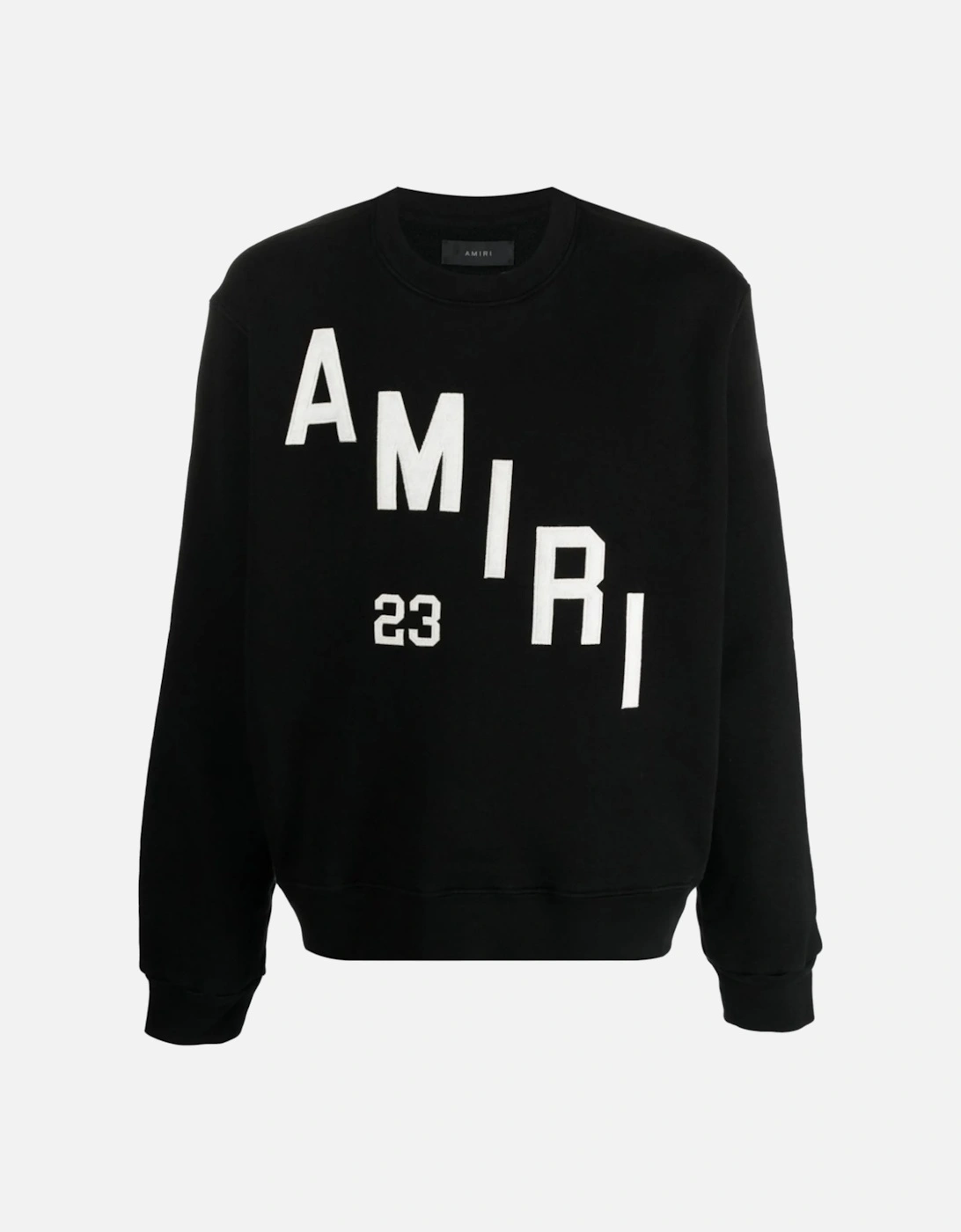 Hockey Embroidered Crew Sweatshirt in Black, 6 of 5