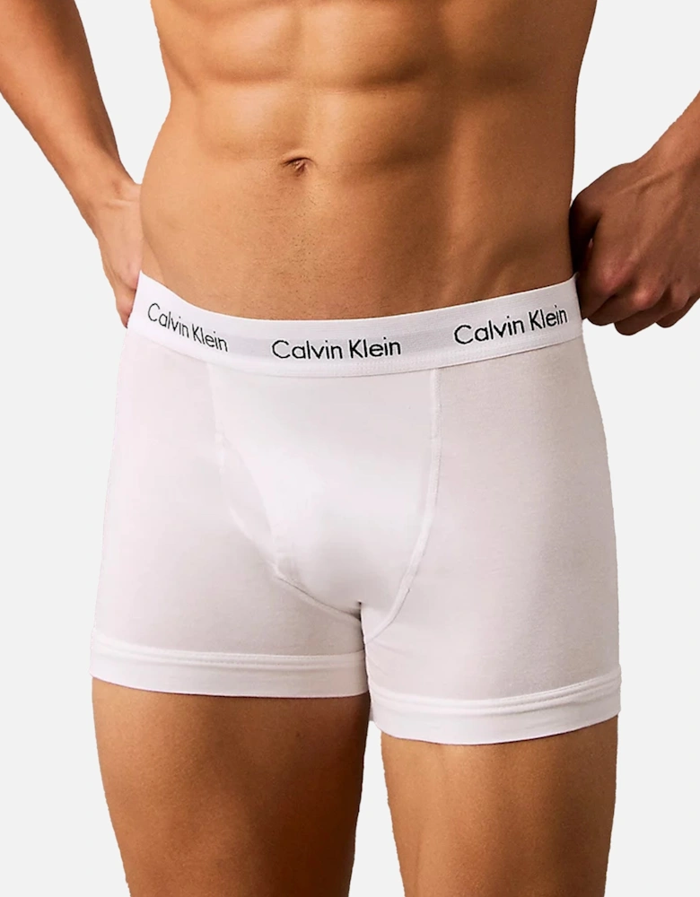 Icon Cotton Stretch 3 Pack Relaxed Dart Trunks Black/White/Grey Heather