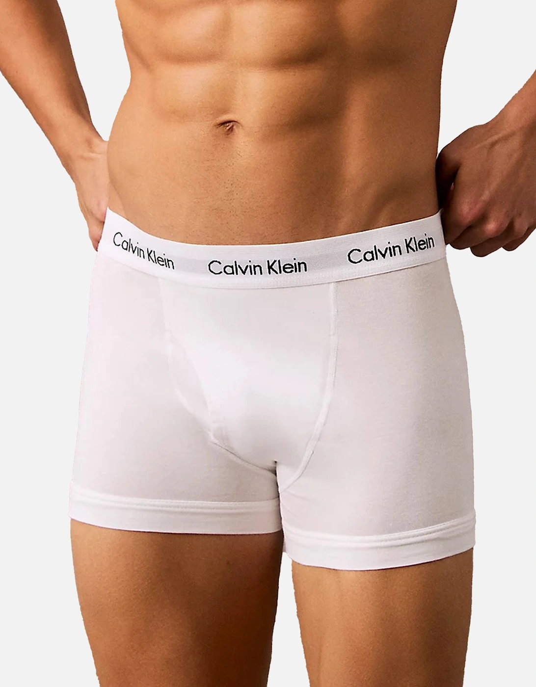 Icon Cotton Stretch 3 Pack Relaxed Dart Trunks Black/White/Grey Heather