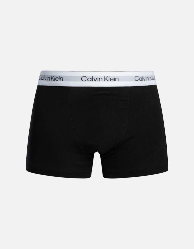 Icon Cotton Stretch 3 Pack Relaxed Dart Trunks Black/White/Grey Heather