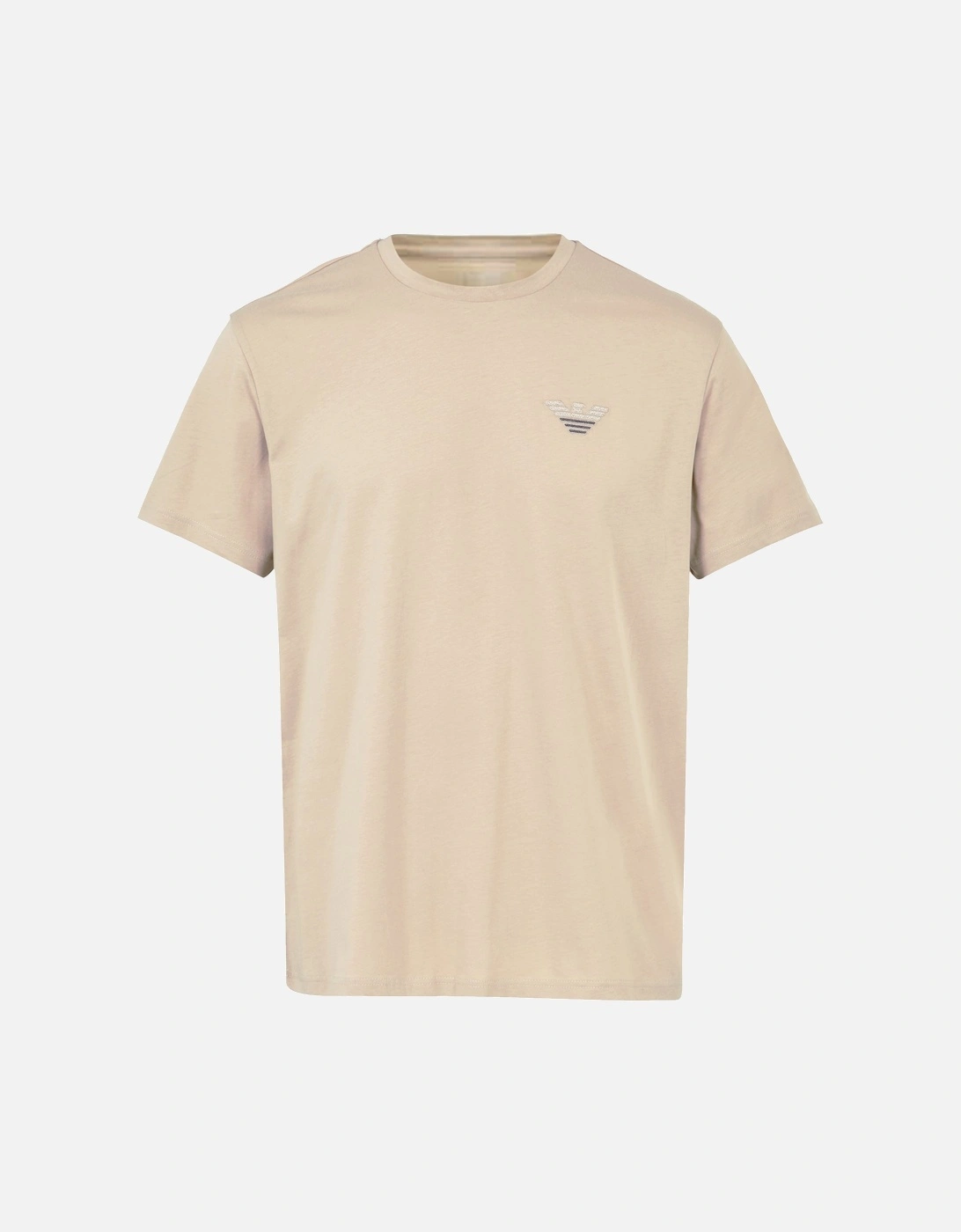 Beach Embroidered Logo T-Shirt Plaza Taupe, 4 of 3