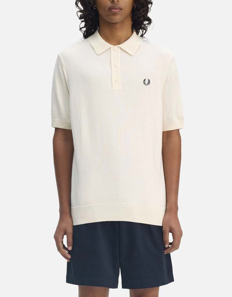 Cotton Knitted Polo Shirt