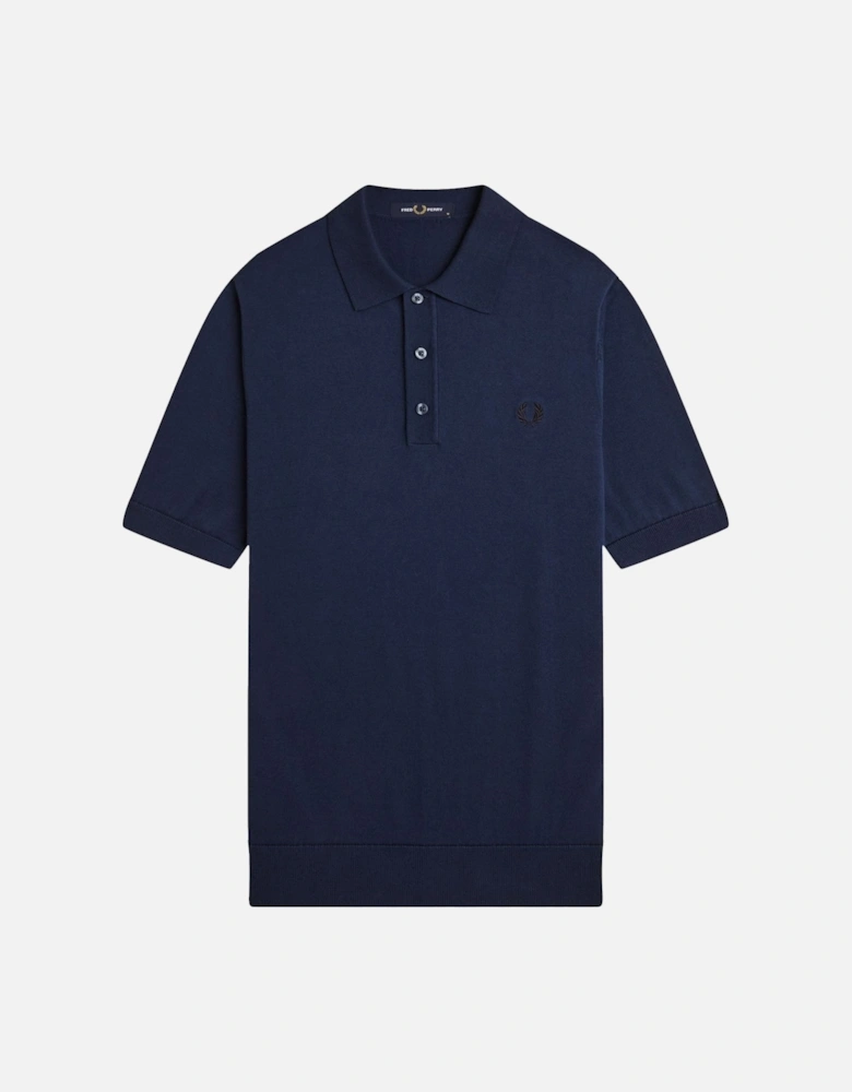 Cotton Knitted Polo Shirt