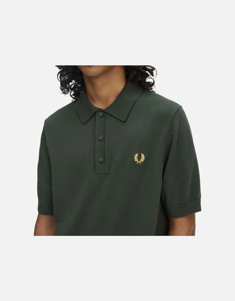 Cotton Knitted Polo Shirt