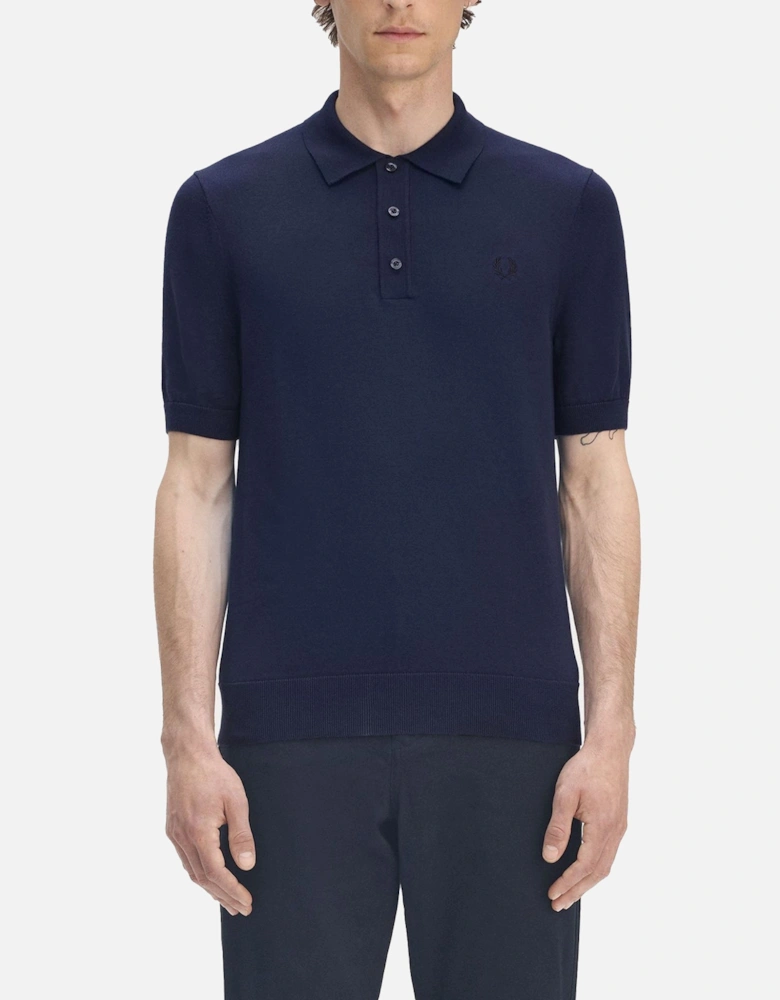 Cotton Knitted Polo Shirt