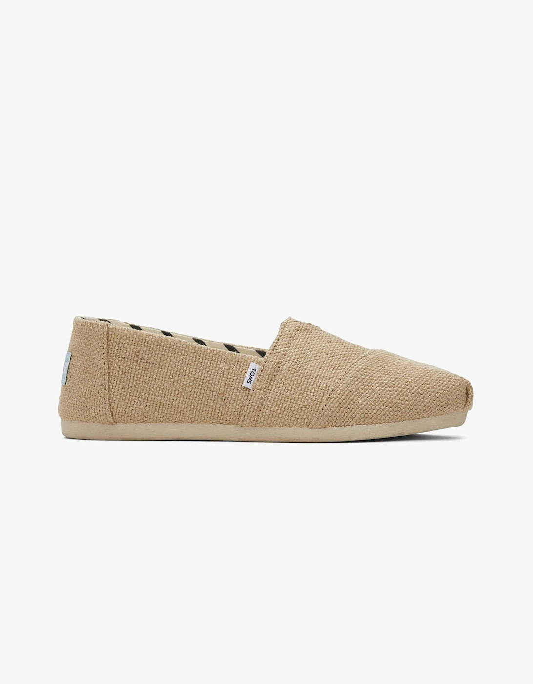 Women's TOMS ALPARGATA Womens Canvas Espadrille Natural - Cream - Size: 3