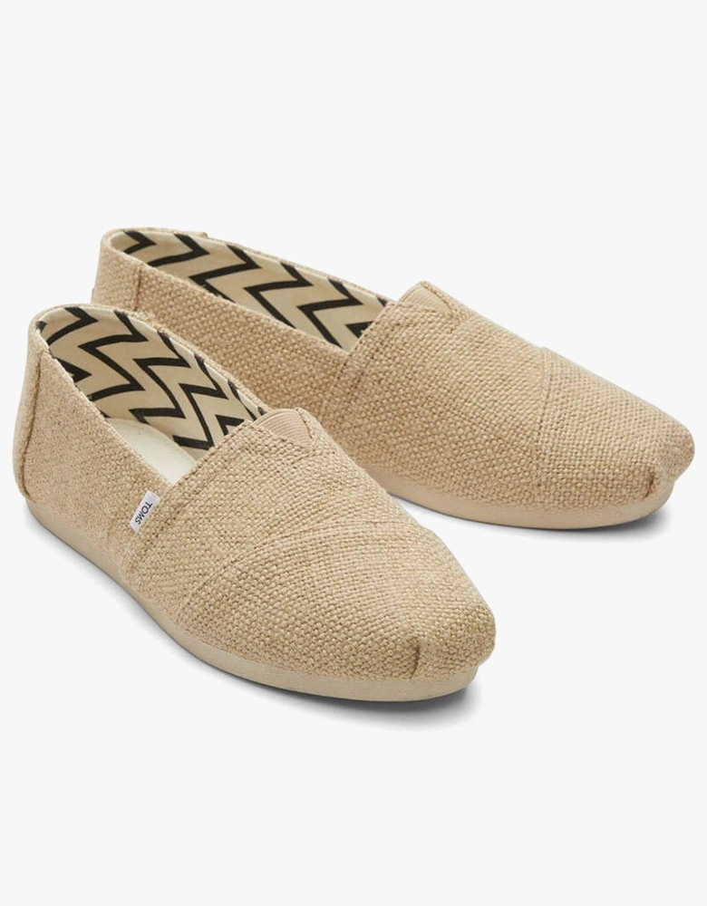 ALPARGATA Womens Canvas Espadrille Natural