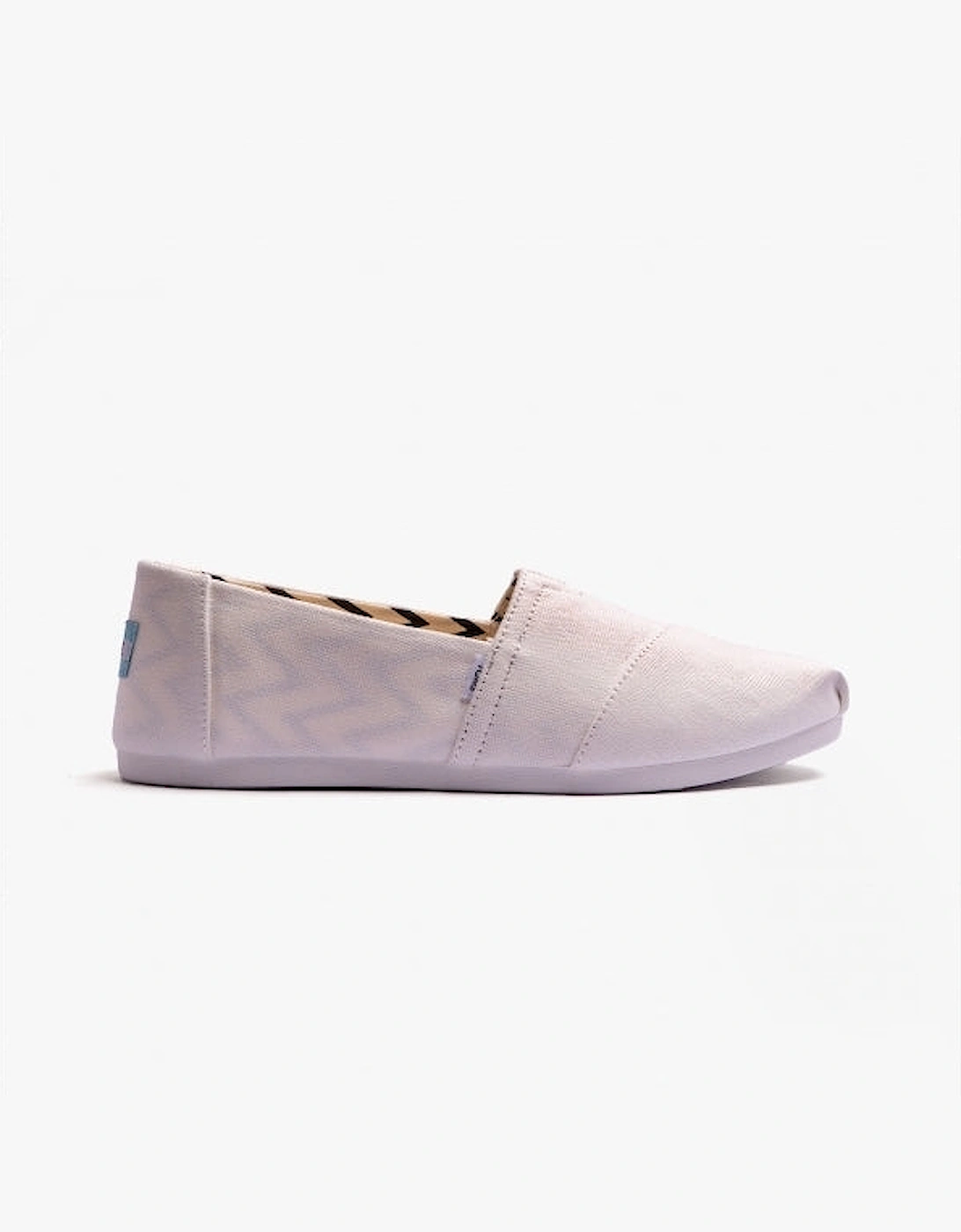 Toms Women's White Alpargata Cotton Canvas - Size: 6