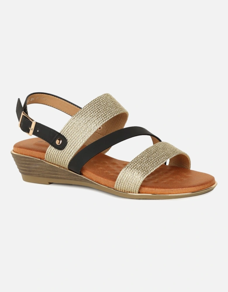 Pippa Womens Low Wedge Sandals