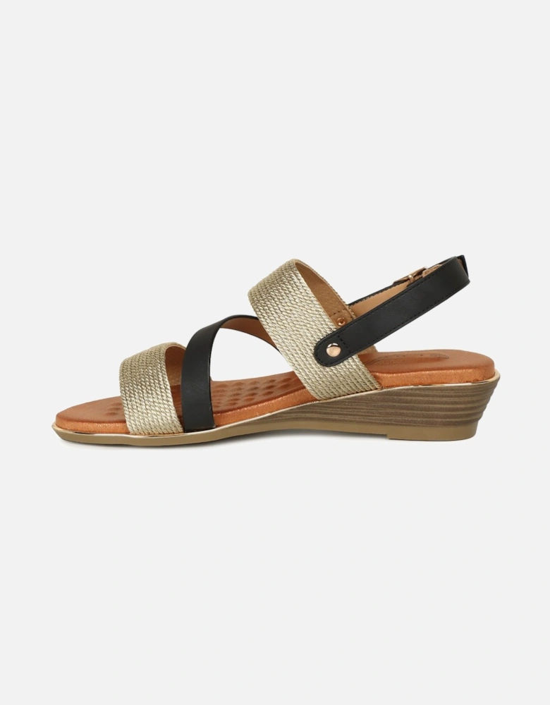 Pippa Womens Low Wedge Sandals