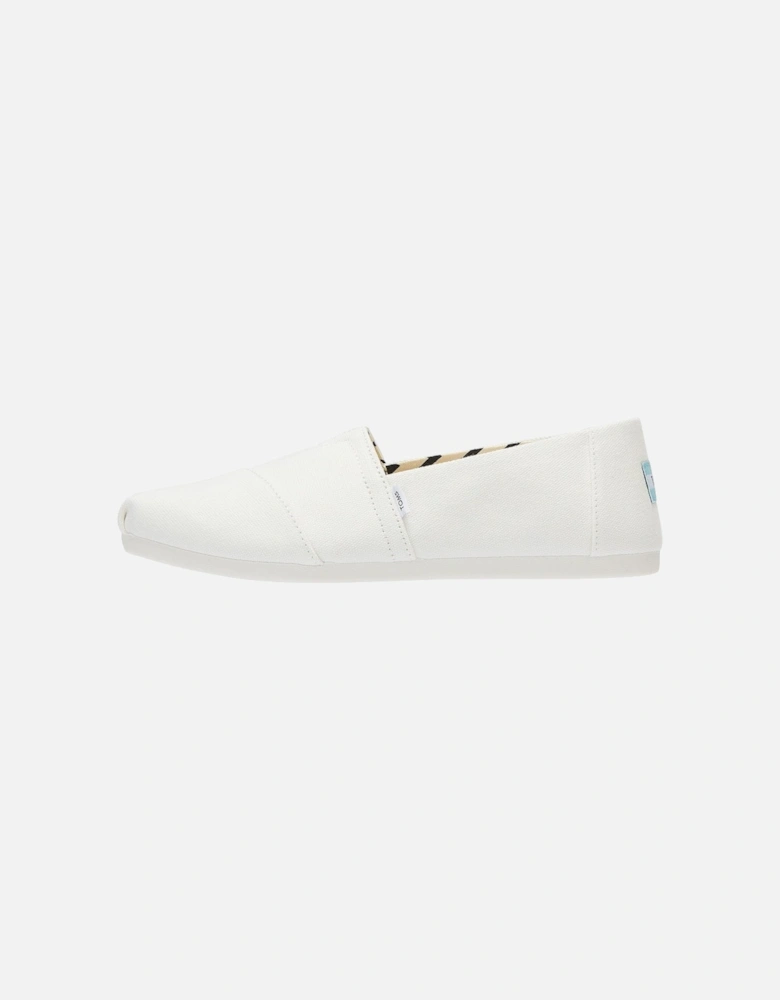 Alpargata Cotton Canvas Mens White Espadrilles