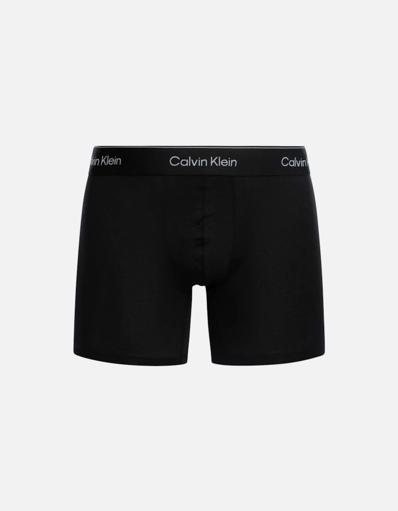 Icon Cotton Stretch 3 Pack Boxer Briefs Black/Glacier/Blue Bell