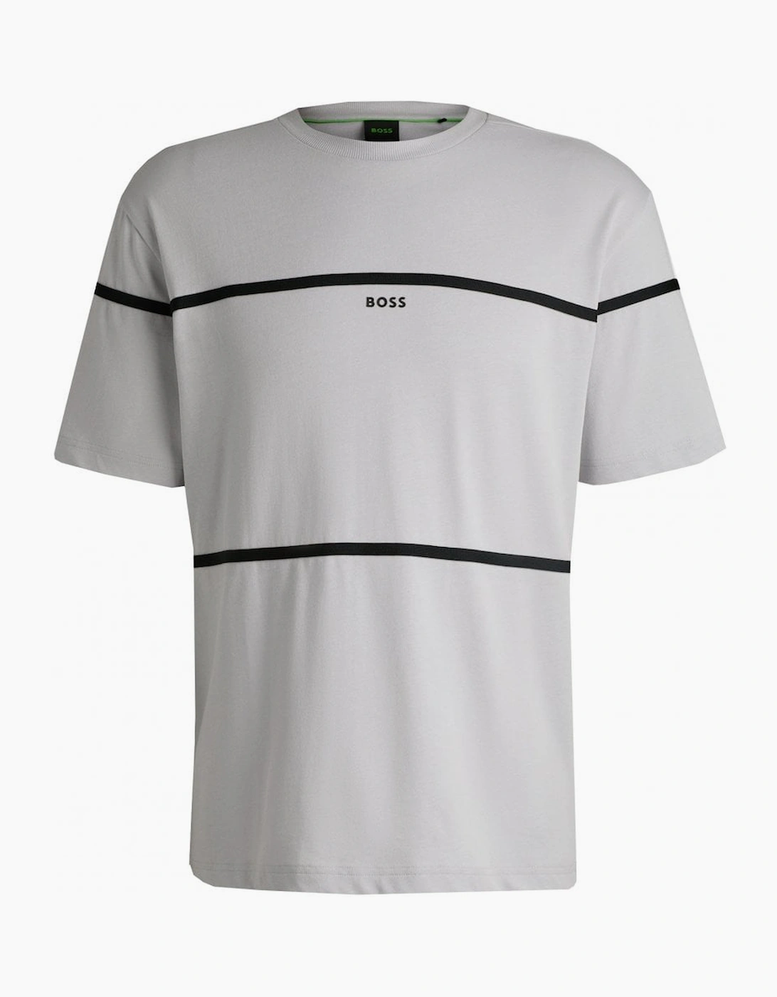 Men's Hugo Boss Men's Relaxed Fit Tercy Tape T-shirt - Grey - Size: 44