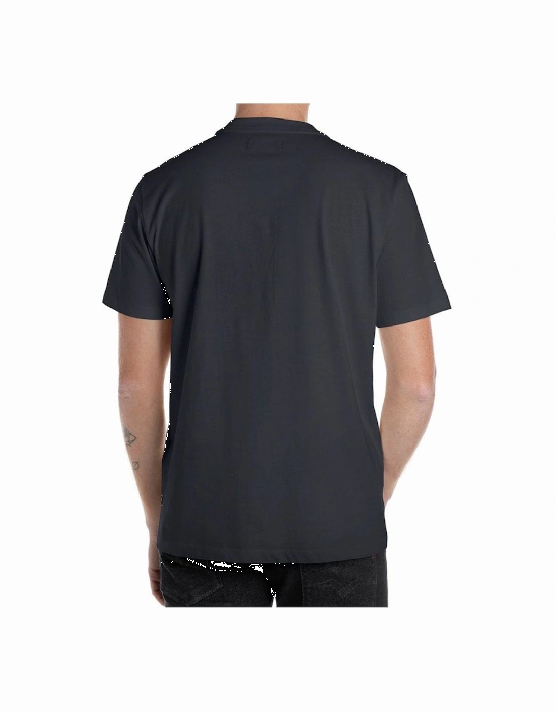 Mens Organic Logo T Shirt Dark Navy