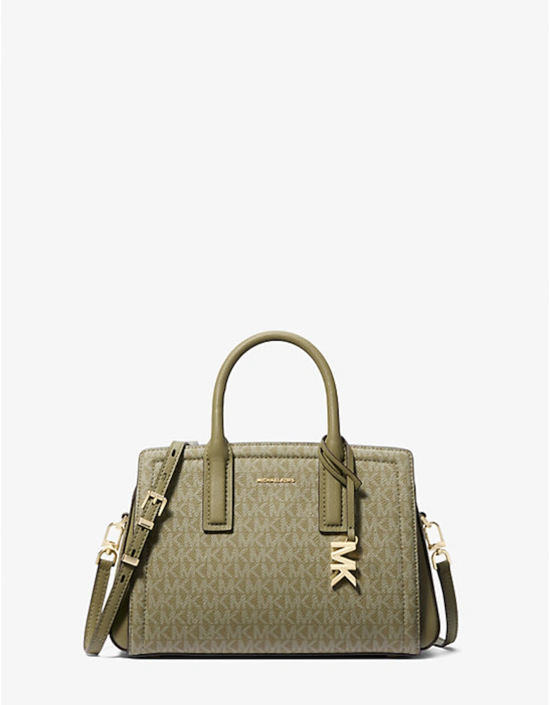 Laila Small Signature Logo Satchel