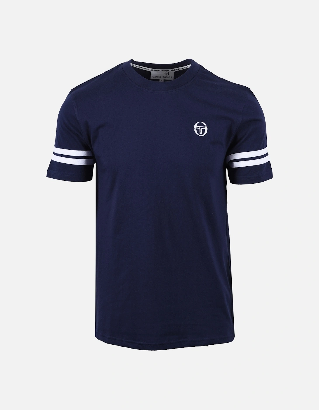 Grello Crew Neck T-shirt Navy, 4 of 3