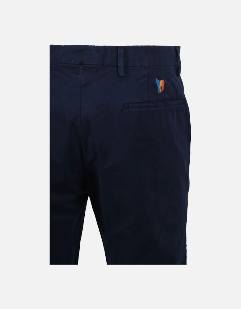 Mid Fit Zebra Logo Chinos Navy