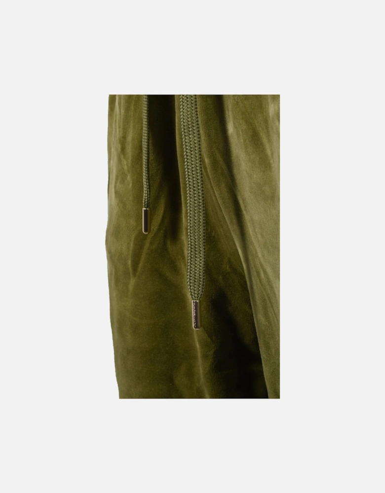 Damarindo Velour Track Pant Green/Navy