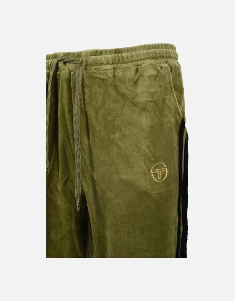 Damarindo Velour Track Pant Green/Navy