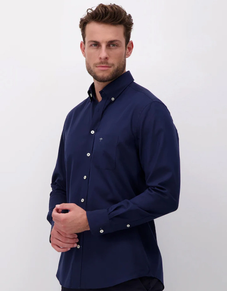 Fynch-Hatton Men's All Season Oxford Shirt Navy