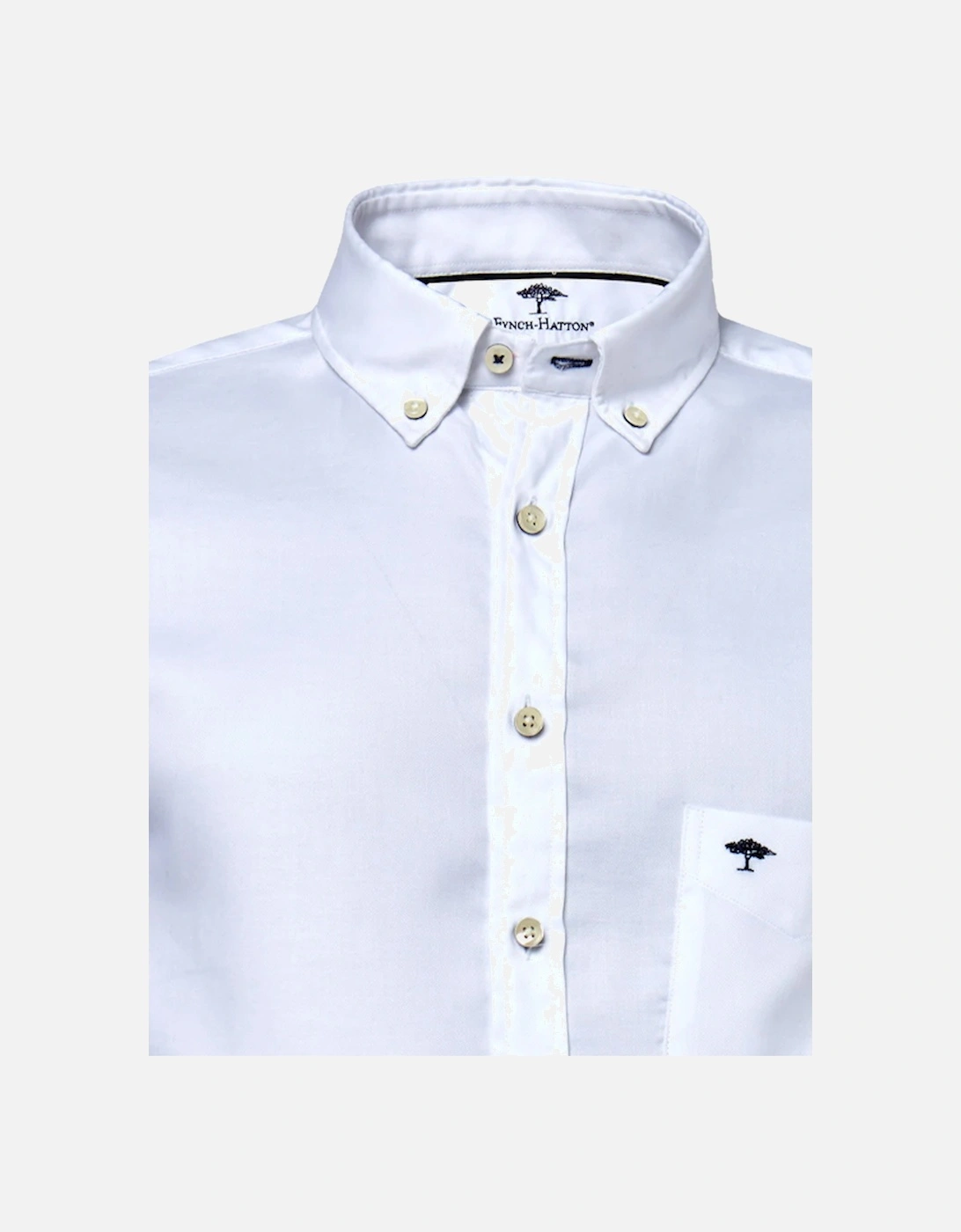 Fynch-Hatton Men's All Season Oxford Shirt White