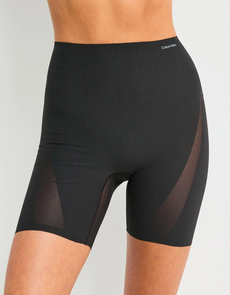 Stay Put Mesh Sculpt Firm Thigh Slimmer Short - Black