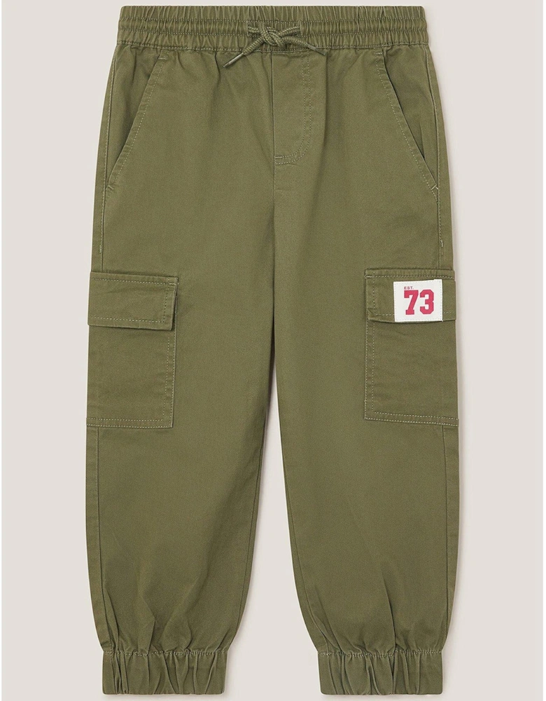 Boys Cargo Trousers - Khaki