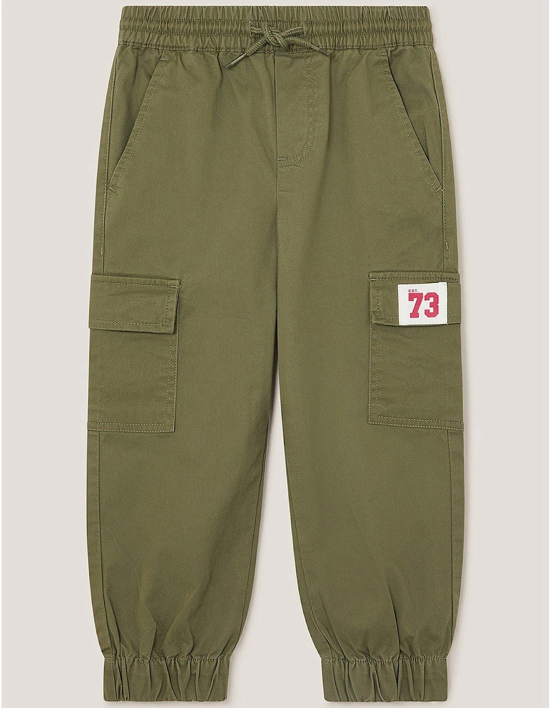 Boys Cargo Trousers - Khaki, 2 of 1