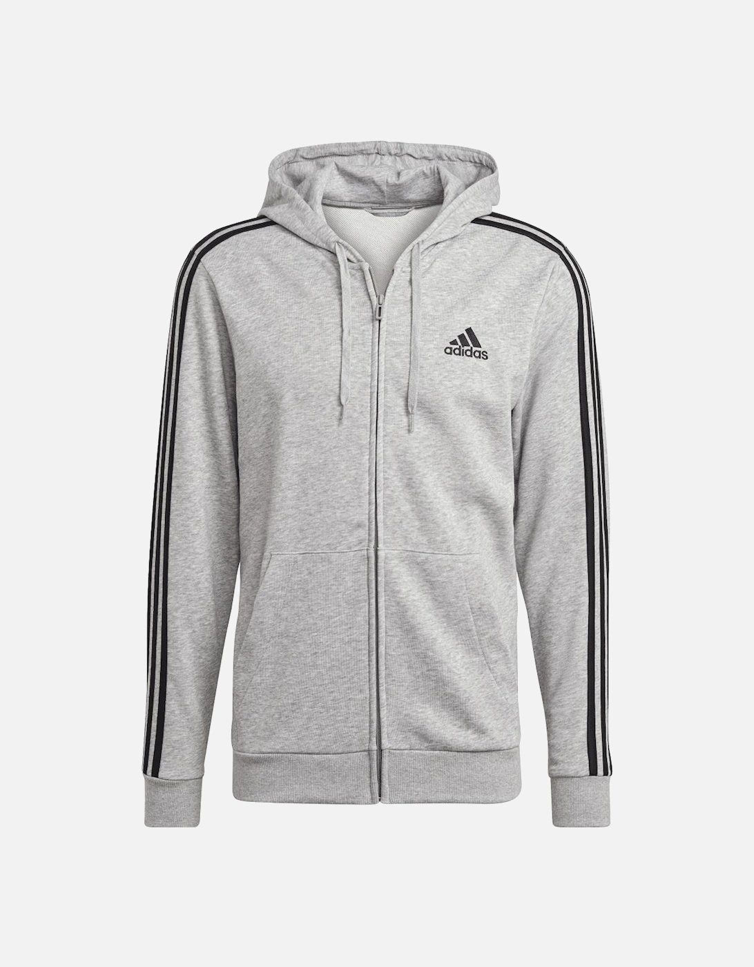 Essentials 3-Stripes Full-Zip Hoodie