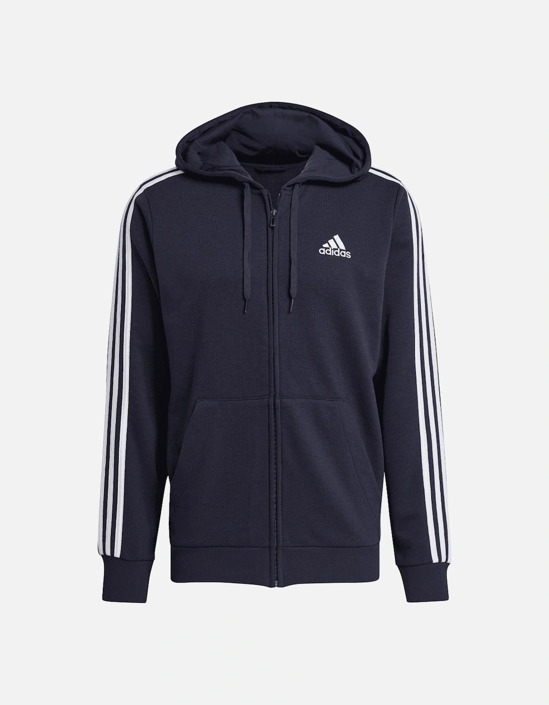 Essentials 3-Stripes Full-Zip Hoodie