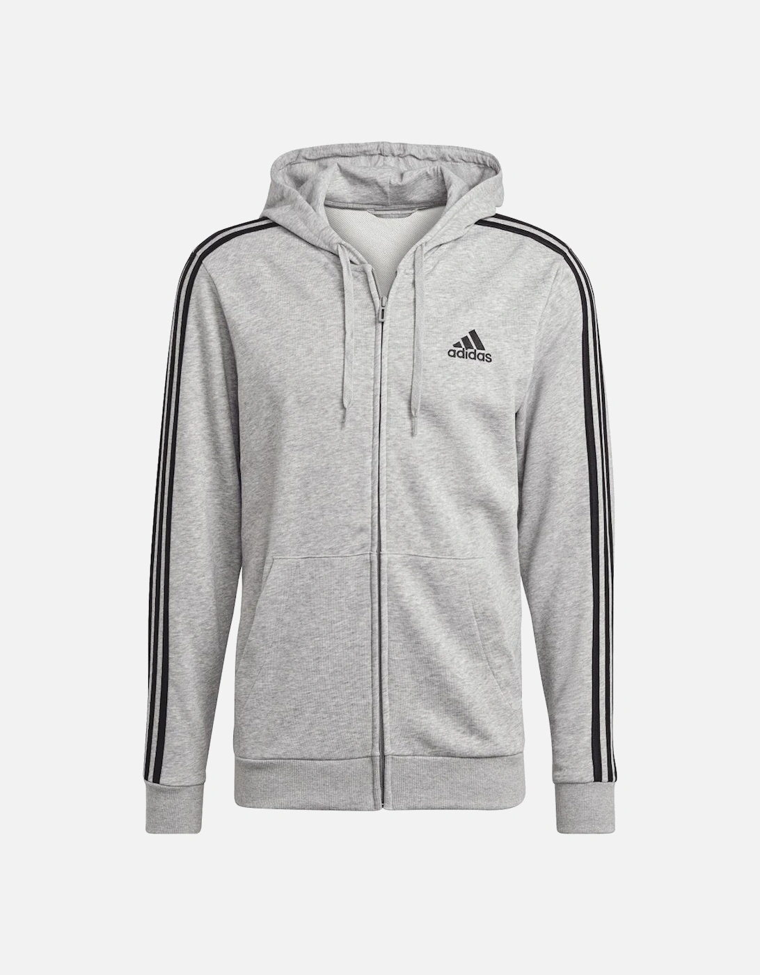 Essentials 3-Stripes Full-Zip Hoodie, 3 of 2