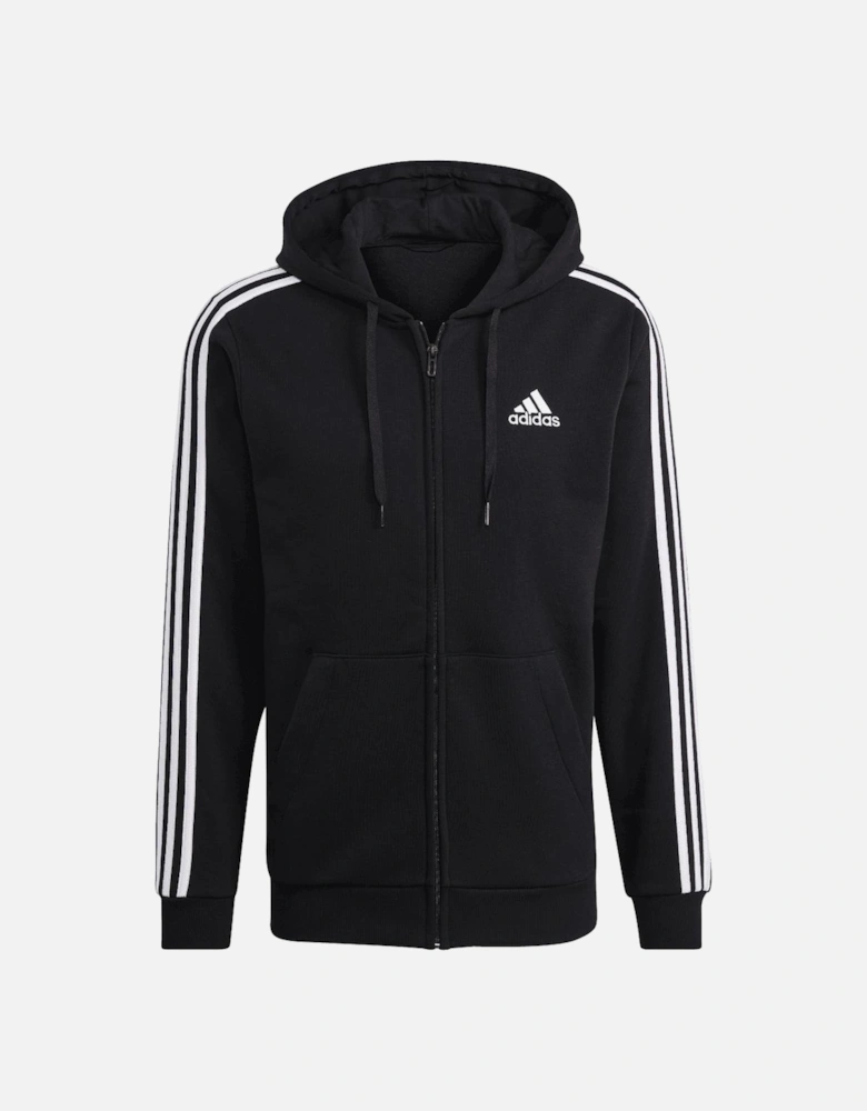 Essentials Fleece 3-Stripes Full-Zip Hoodie