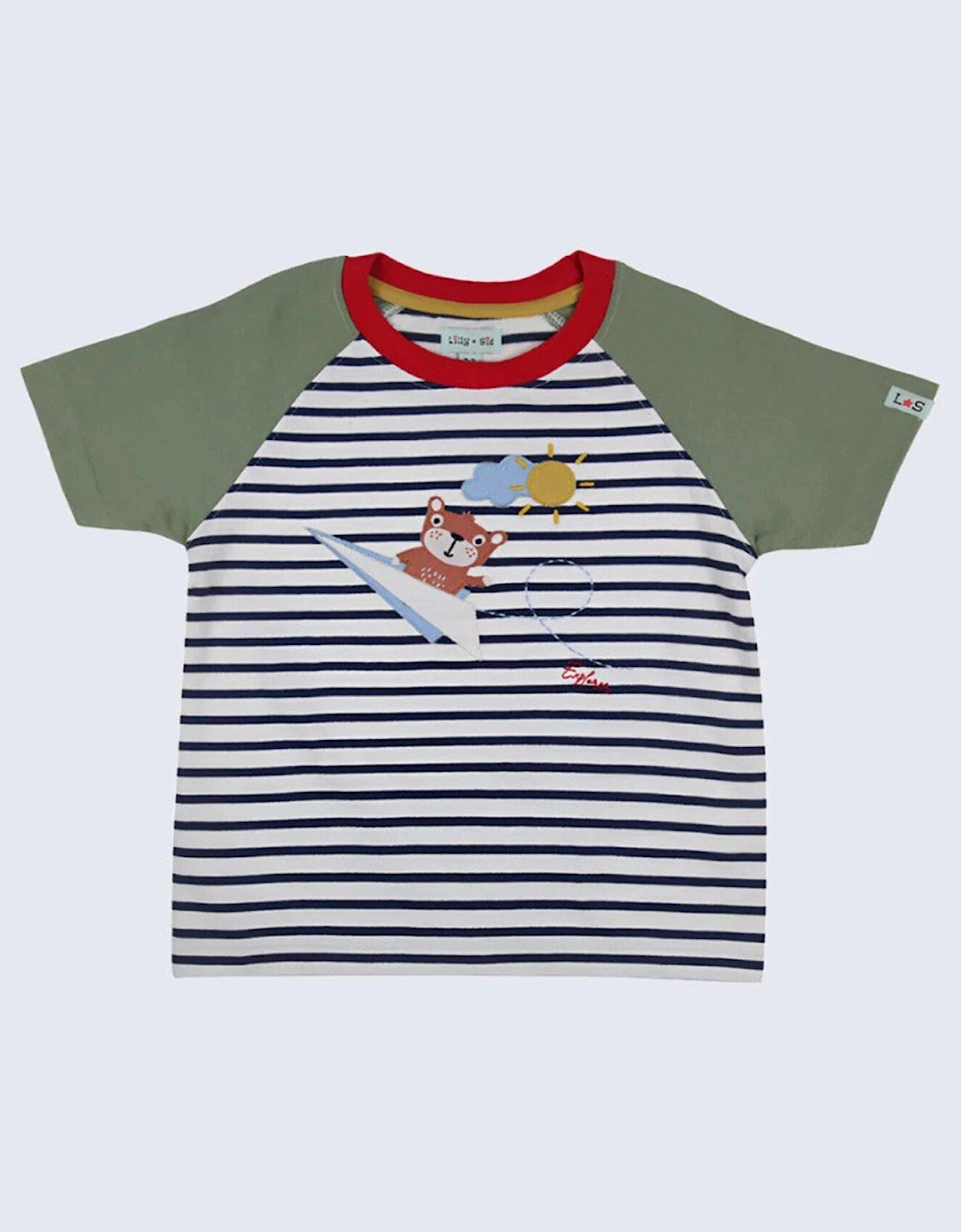 Boys Plane Sid Applique T-shirt - Multi, 2 of 1