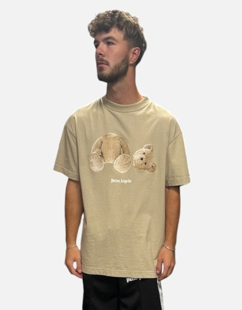 Classic Bear Logo T-Shirt - Taupe