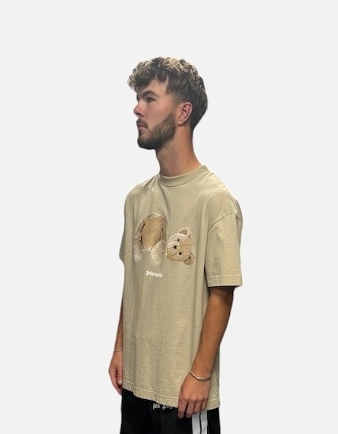 Classic Bear Logo T-Shirt - Taupe