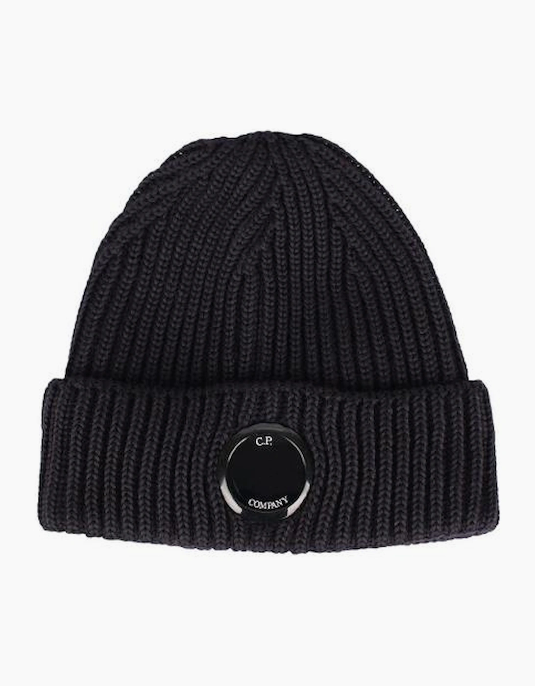 CP Company Men's Lens Beanie - Black