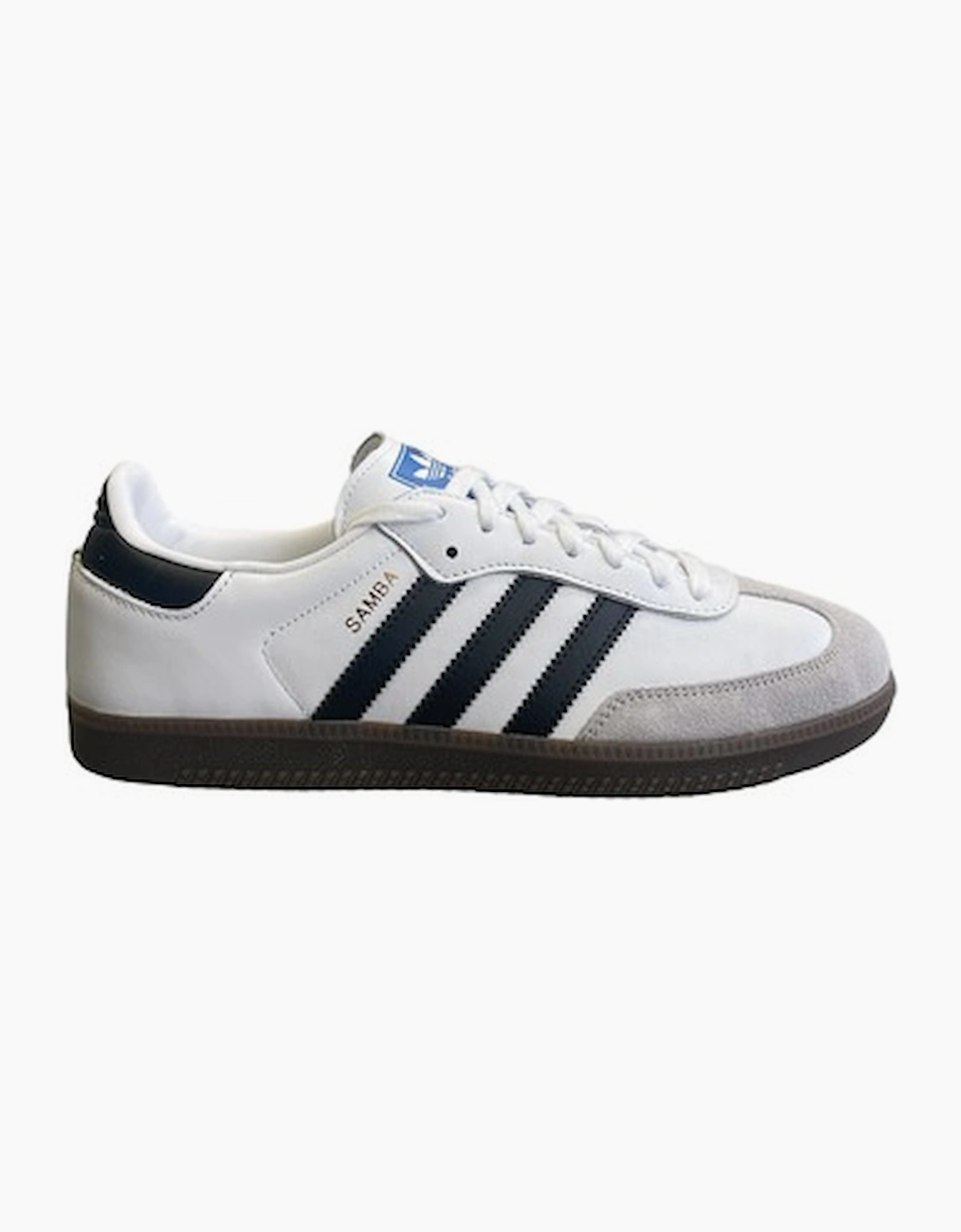 Adidas Men's Samba - Cloud White/Black/Granite - Size: 12