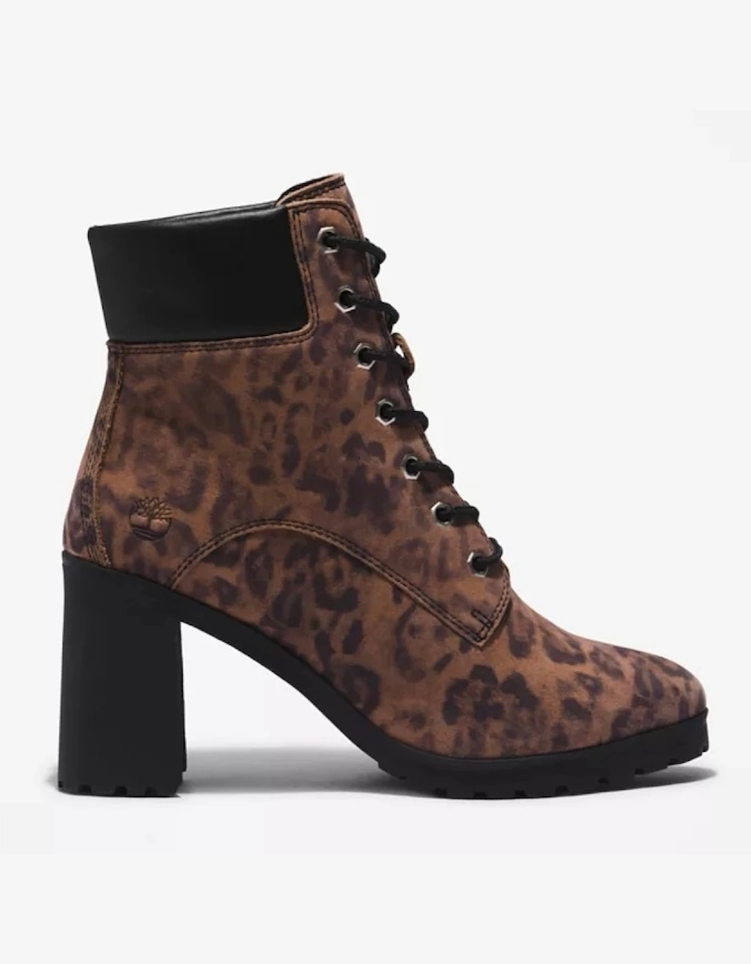 Timberland Women's Allington Heeled 6 Inch Boot - Leopard Print - Brown - Size: 4