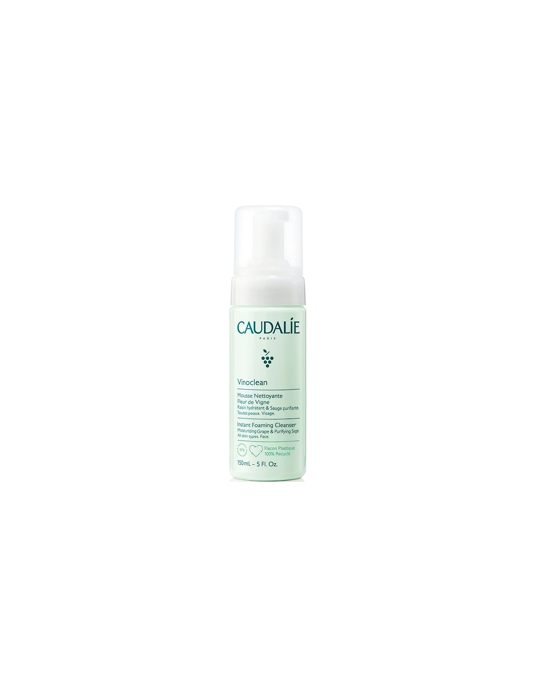 Vinoclean Instant Foaming Cleanser 150ml - Caudalie, 2 of 1