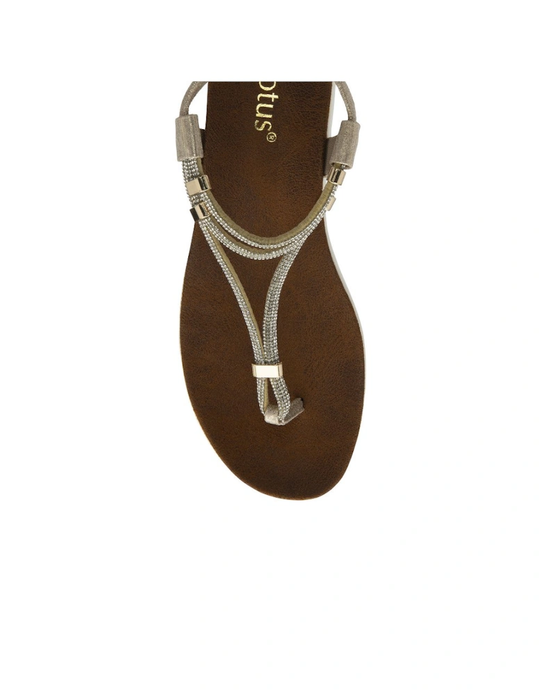 Chica Womens Toe Post Sandals